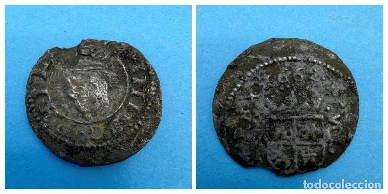 Monedas de Espa&ntilde;a: MONEDA. FELIPE IV. 8 MARAVEDIS. 1662