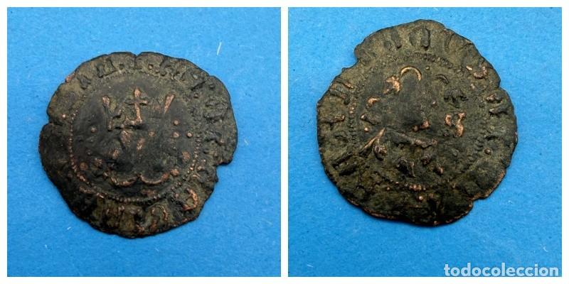 M&uuml;nzen von Spanien: MONEDA. BLANCA A NOMBRE DE LOS REYES CATOLICOS. SEVILLA