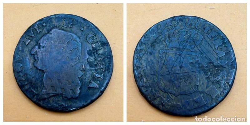 Monedas de Espa&ntilde;a: MONEDA. LUIS XVI. 1 SOL. FRANCIA. 1780. VER FOTOS