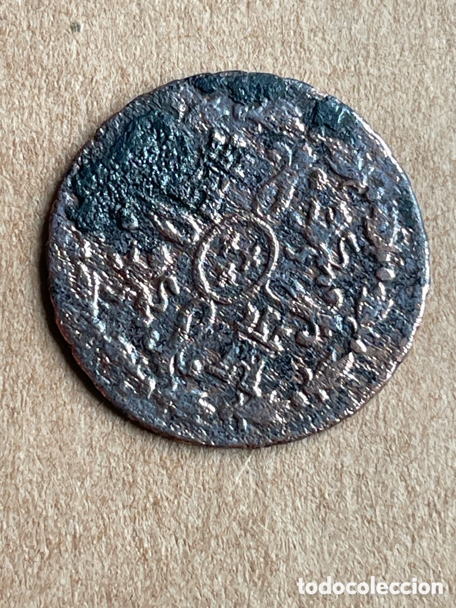 Monedas de Espa&ntilde;a: Moneda Carlos III a&ntilde;o 1775. 2 Maravedis - Foto 2