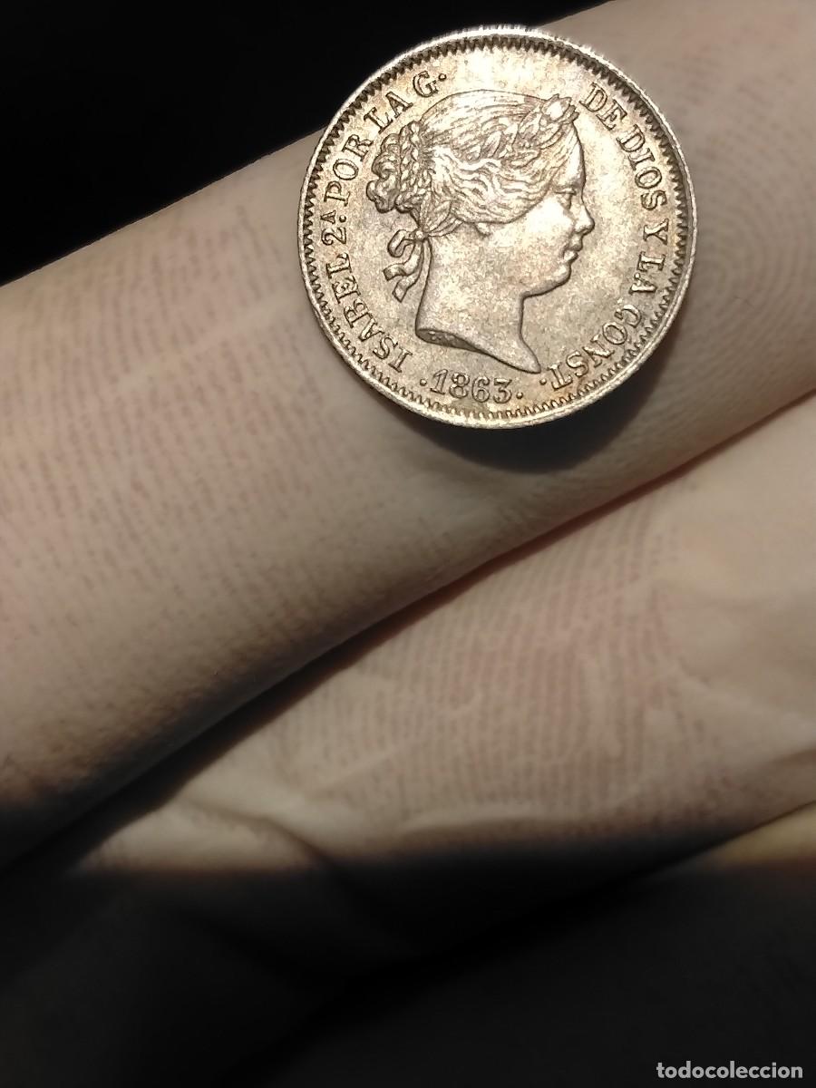 Monedas de Espa&ntilde;a: Preciosa pieza! Isabel II 1 real 1863 Sevilla