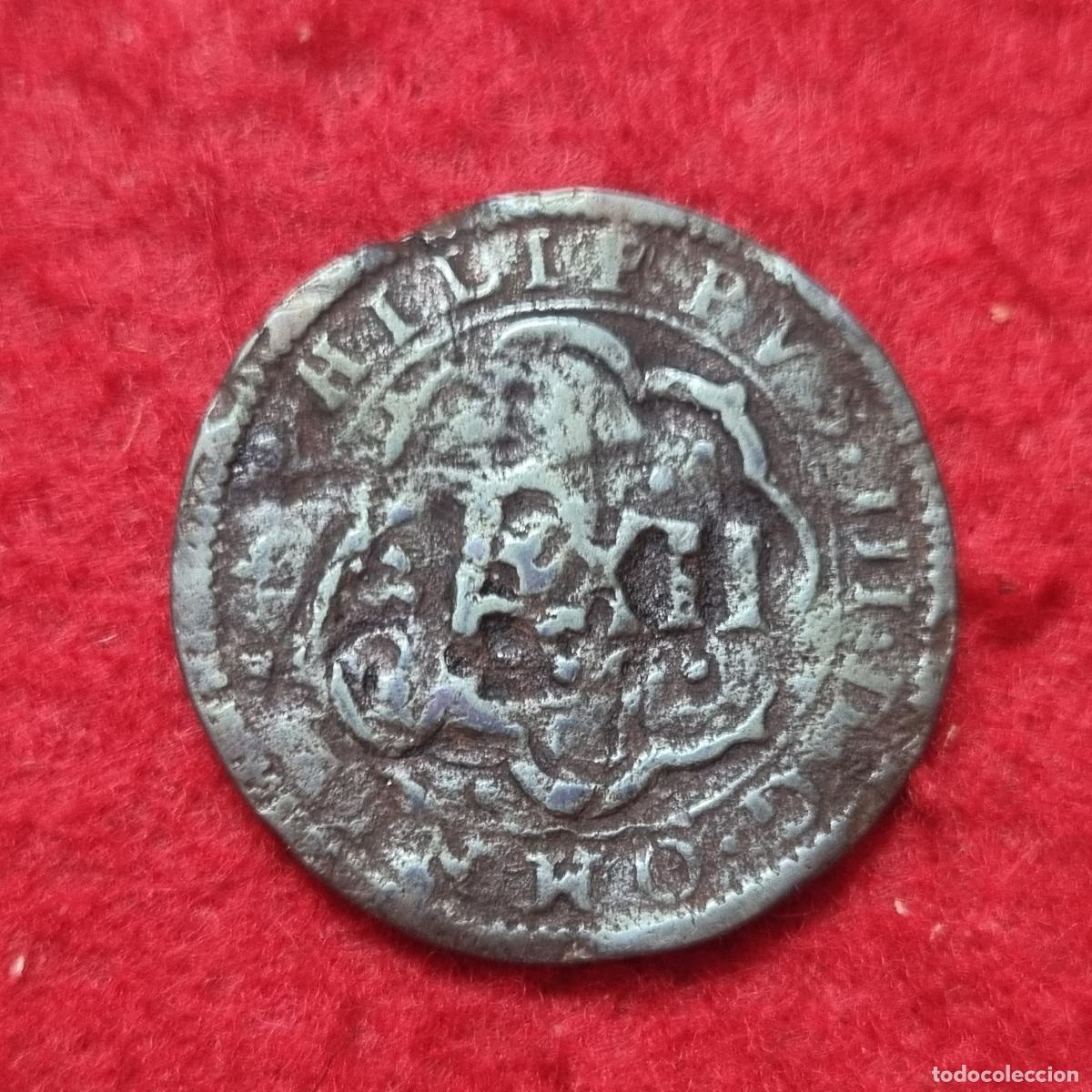 Monedas de Espa&ntilde;a: MONEDA DE COBRE DE FELIPE III ORIGINAL C41