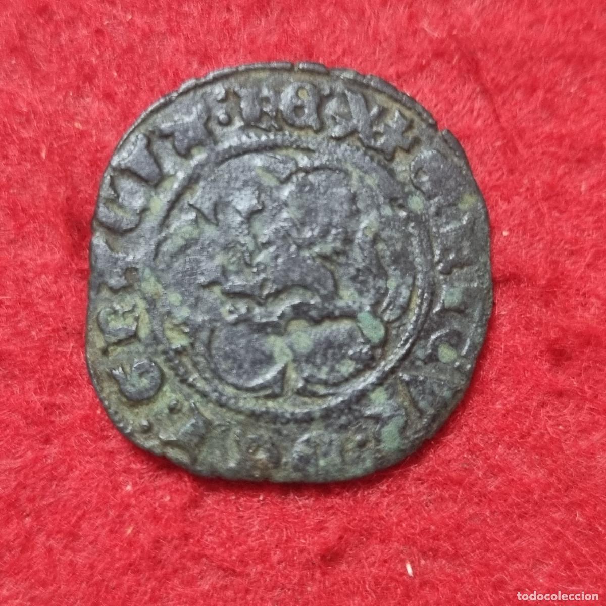 Monedas de Espa&ntilde;a: MONEDA DE COBRE DE FELIPE II 2/4 2 CUARTOS BURGOS ORIGINAL C41