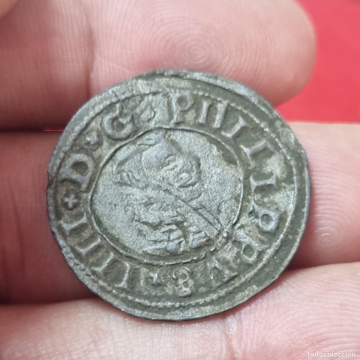 Monedas de Espa&ntilde;a: MONEDA FELIPE IV 16 MARAVEDIS MADRID 1663 COBRE ORIGINAL C41