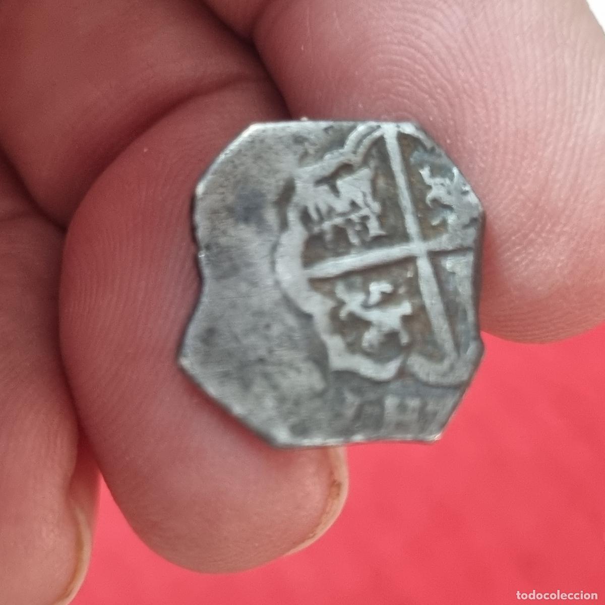 Monedas de Espa&ntilde;a: MONEDA FELIPE V 1 REAL DE PLATA MACUQUINA ORIGINAL C41