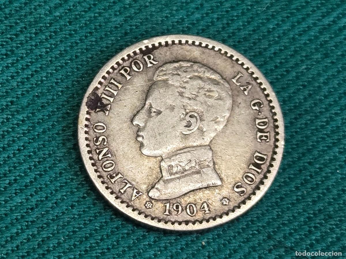 Monedas de Espa&ntilde;a: MONEDA ALFONSO XIII 1904 - Foto 1