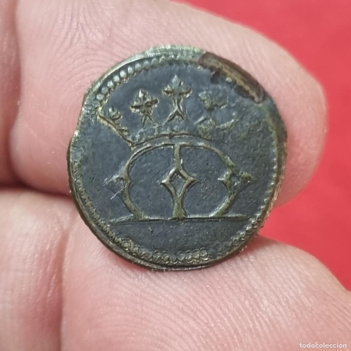 Monedas de Espa&ntilde;a: MONEDA COBRE ANTIGUA SEO SEU DE VALENCIA PALLOFA DE LA CATEDRAL SIGLO X ORIGINAL C41