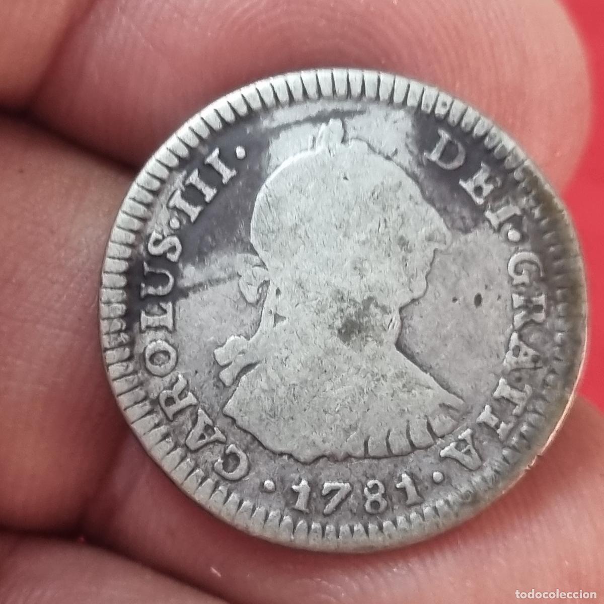 Monedas de Espa&ntilde;a: MONEDA CARLOS III 1 REAL DE PLATA 1781 MEXICO MBC- ORIGINAL C41