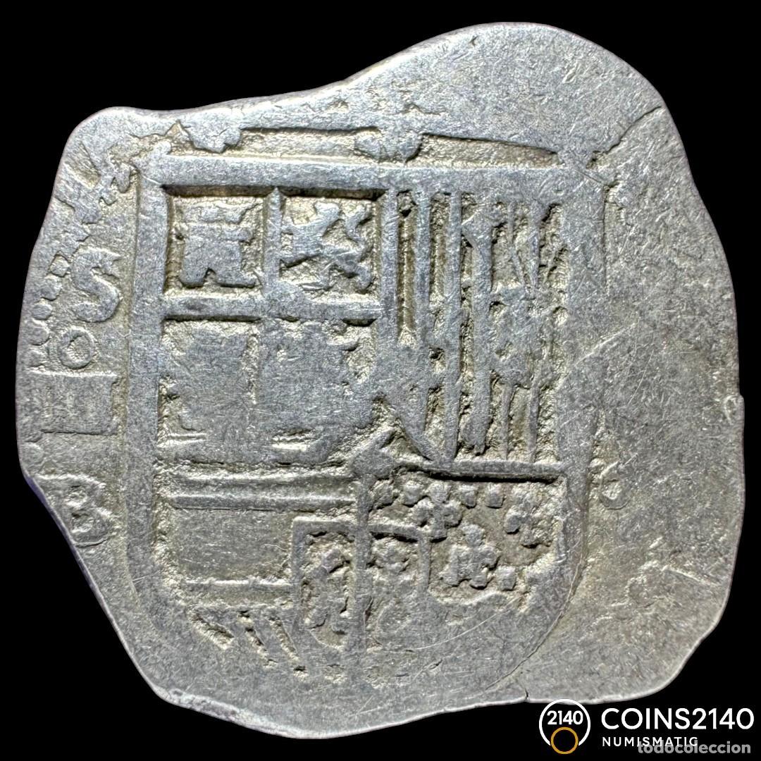 Monedas de Espa&ntilde;a: Felipe II (1566-1598). 4 Reales. 1596. Sevilla. B. (AC-590). (Jarabo-Sanahuja-A652). 13,73g.