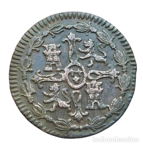 Monedas de Espa&ntilde;a: FERNANDO VII JUBIA 8 MARAVEDIS 1816 - Foto 2