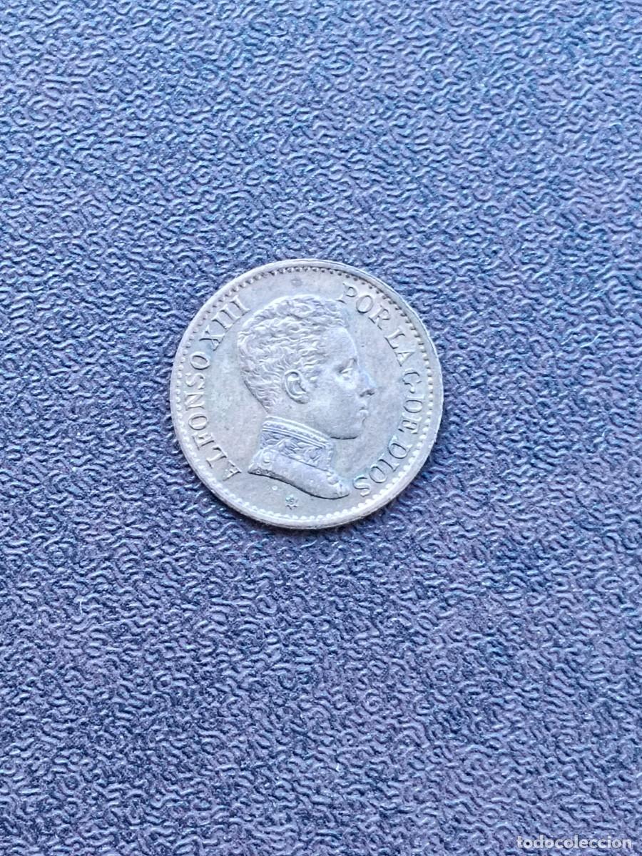 Monedas de Espa&ntilde;a: MONEDA DE 1 CENTIMO DE ALFONSO XIII DEL A&Ntilde;O 1906 SL V.DE COBRE.ORIGINAL% S/C-.
