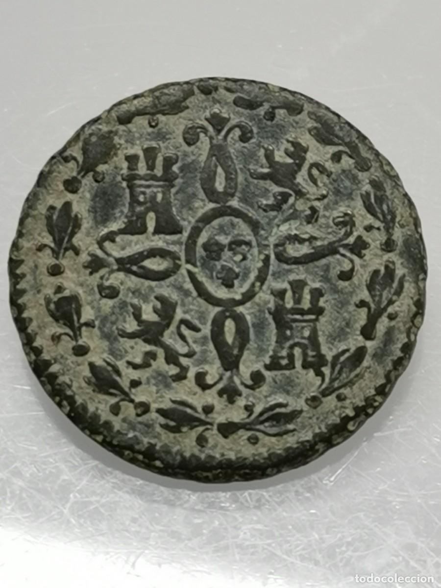 Monedas de Espa&ntilde;a: Fernando VII 2 Maraved&iacute;s. (1830) Ceca Segovia. - Foto 2