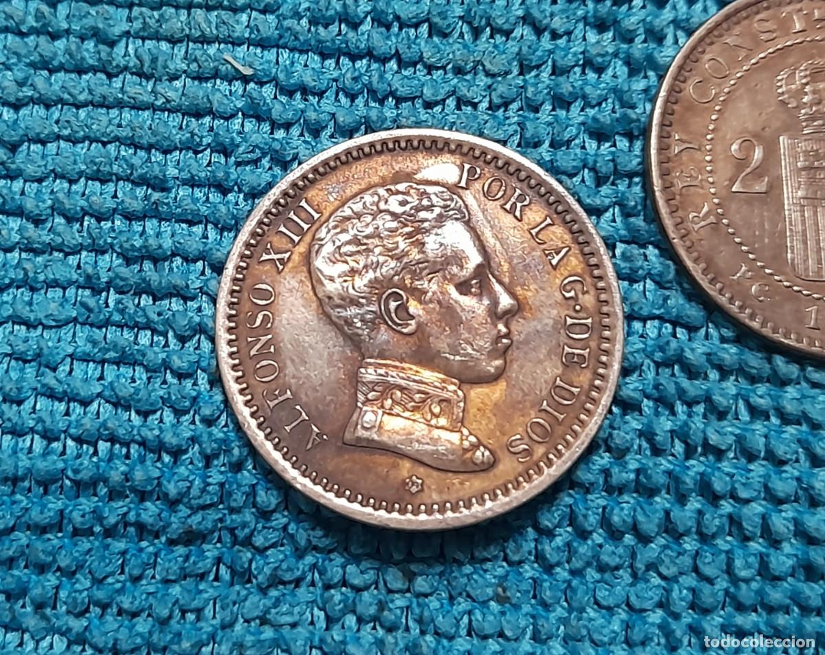 Monedas de Espa&ntilde;a: 4 monedas de 1, 2 Centimos 1904, 1906 y 1912 - Foto 3