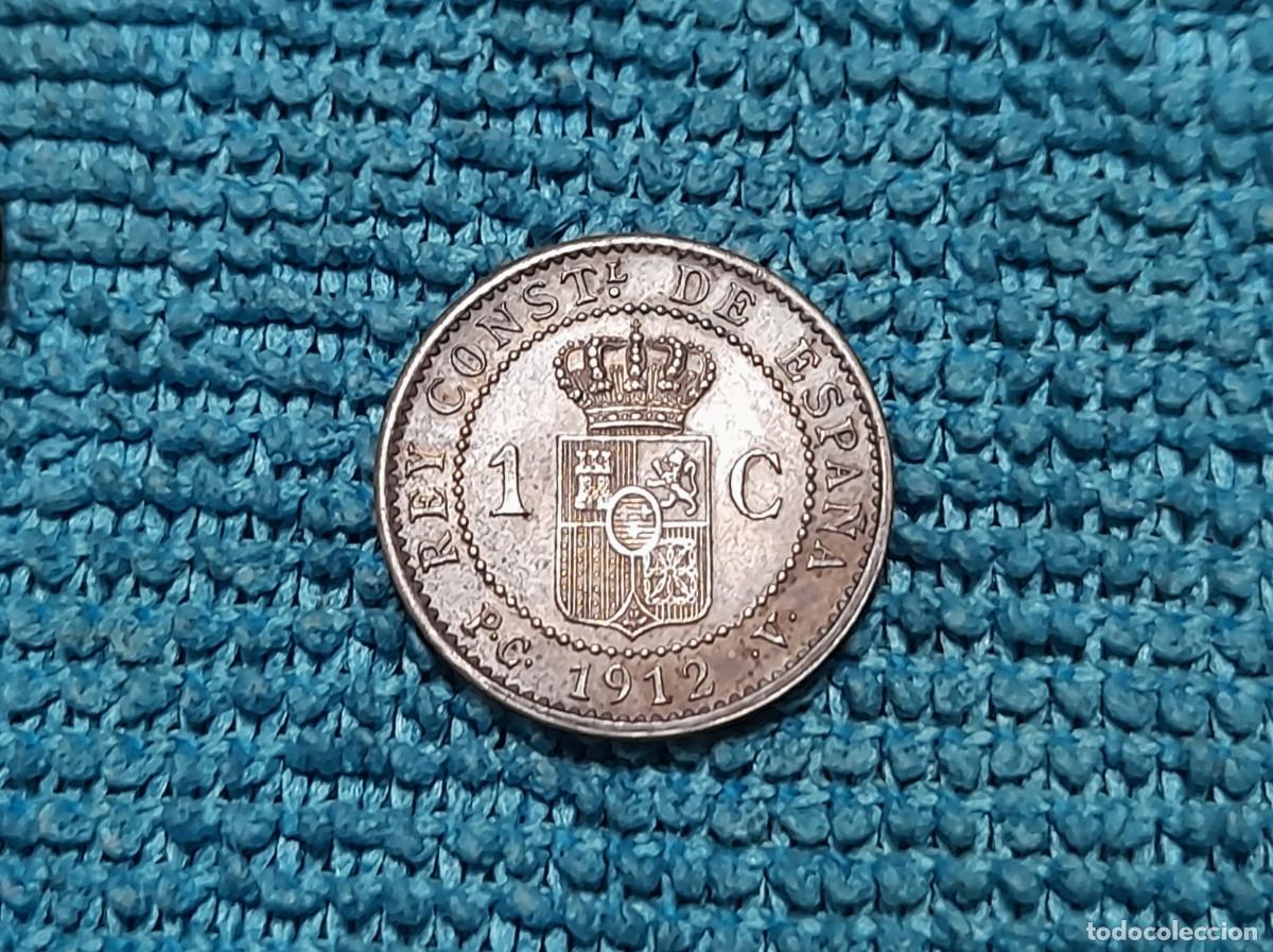 Monedas de Espa&ntilde;a: 4 monedas de 1, 2 Centimos 1904, 1906 y 1912 - Foto 8