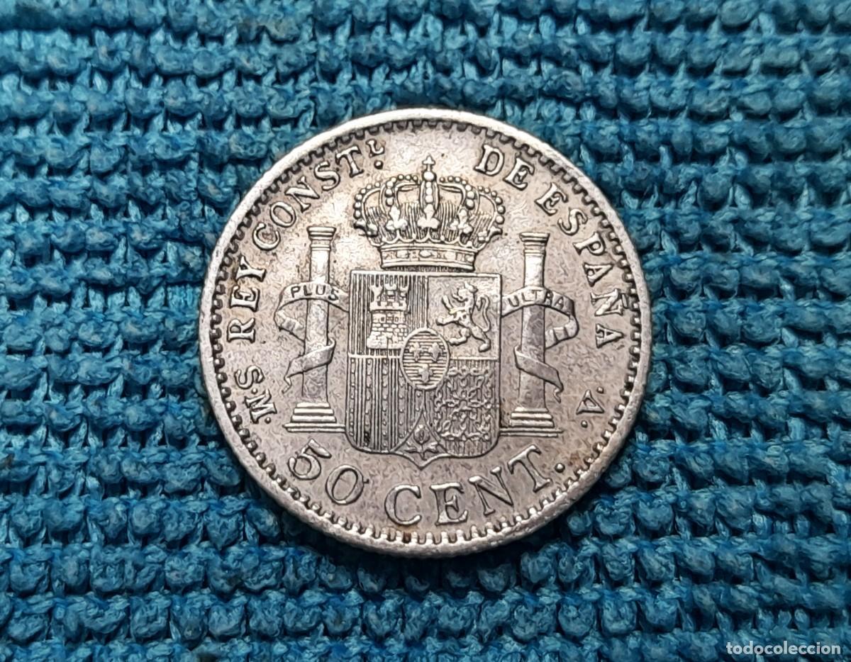 Monedas de Espa&ntilde;a: 50 Centimos 1904 SM.V. *0*4