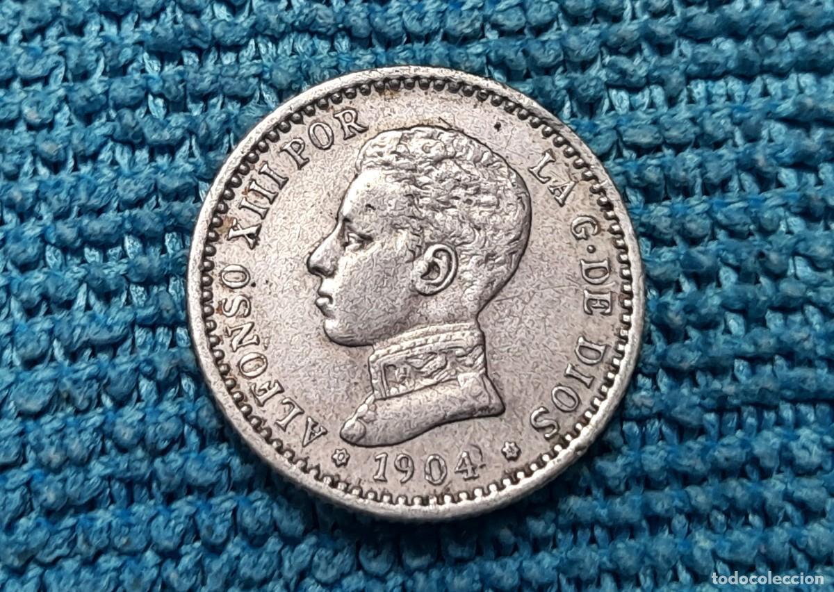 Monedas de Espa&ntilde;a: 50 Centimos 1904 SM.V. *0*4 - Foto 2