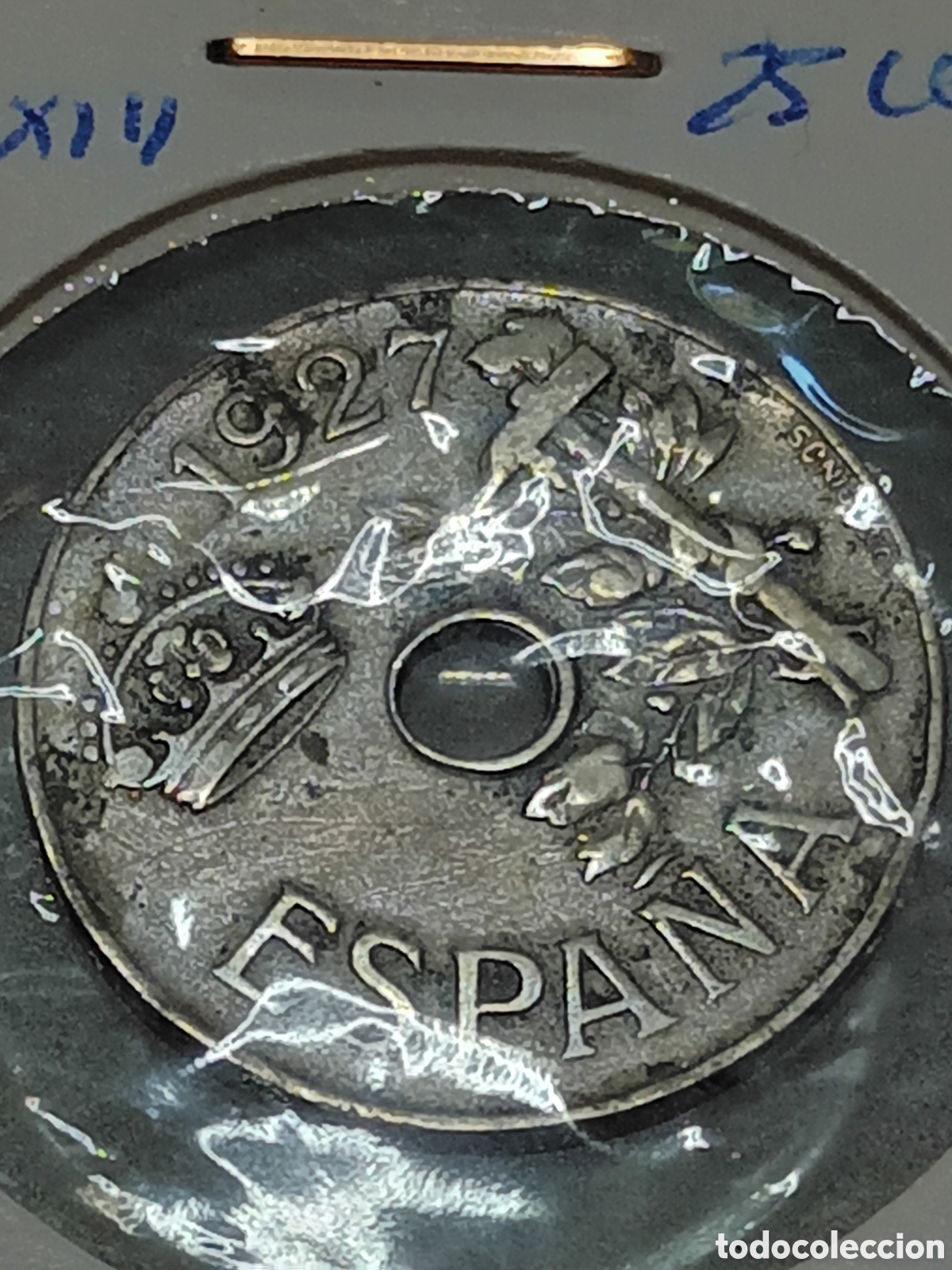 Monedas de Espa&ntilde;a: 25 C&Eacute;NTIMOS DE 1927 ALFONSO XIII - Foto 1