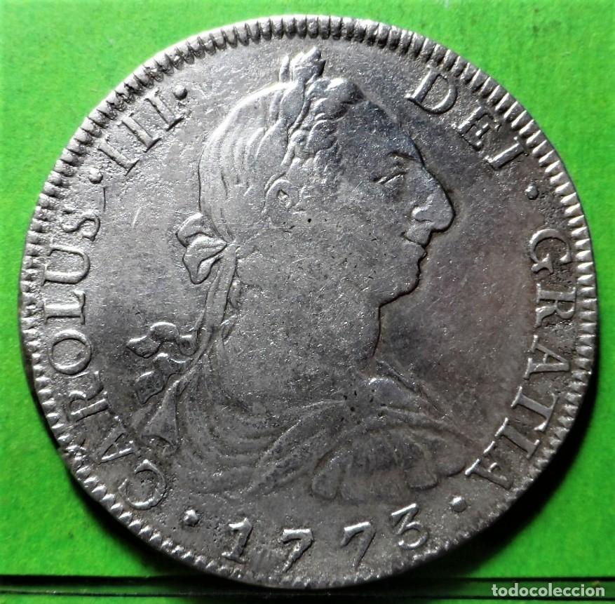 Monedas de Espa&ntilde;a: CARLOS III, 8 Reales, 1781, MEXICO -FF, Ag