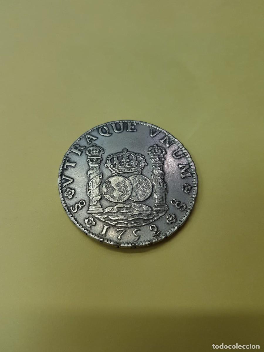 Monedas de Espa&ntilde;a: ESPA&Ntilde;A-FERNANDO VI-8 REALES-1752-SANTIAGO-COLUMNARIO
