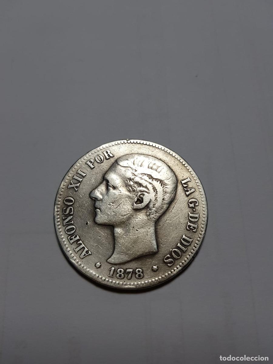 Monedas de Espa&ntilde;a: ESPA&Ntilde;A-ALFONSO XII- 5 PESETAS-1878-EMM