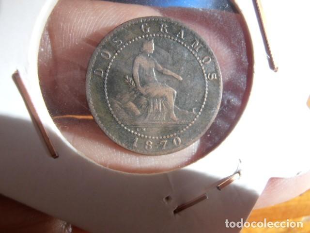 Monedas de Espa&ntilde;a: DOS CENTIMOS DE 1870