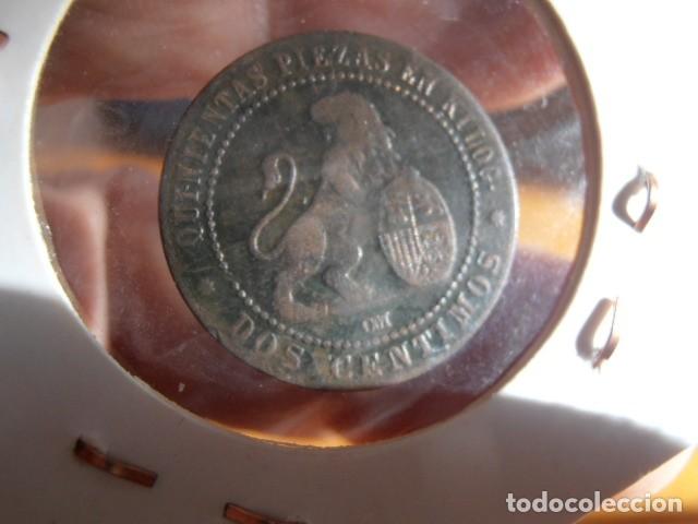 Monedas de Espa&ntilde;a: DOS CENTIMOS DE 1870 - Foto 2