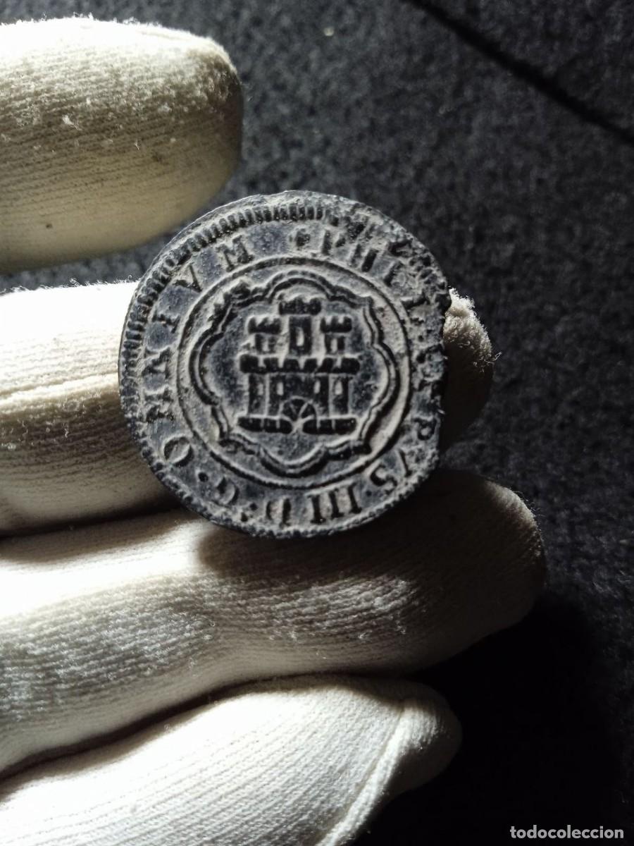 Monedas de Espa&ntilde;a: Escasos 4 maravedis de Felipe III , CECA SEGOVIA,FECHA 1598