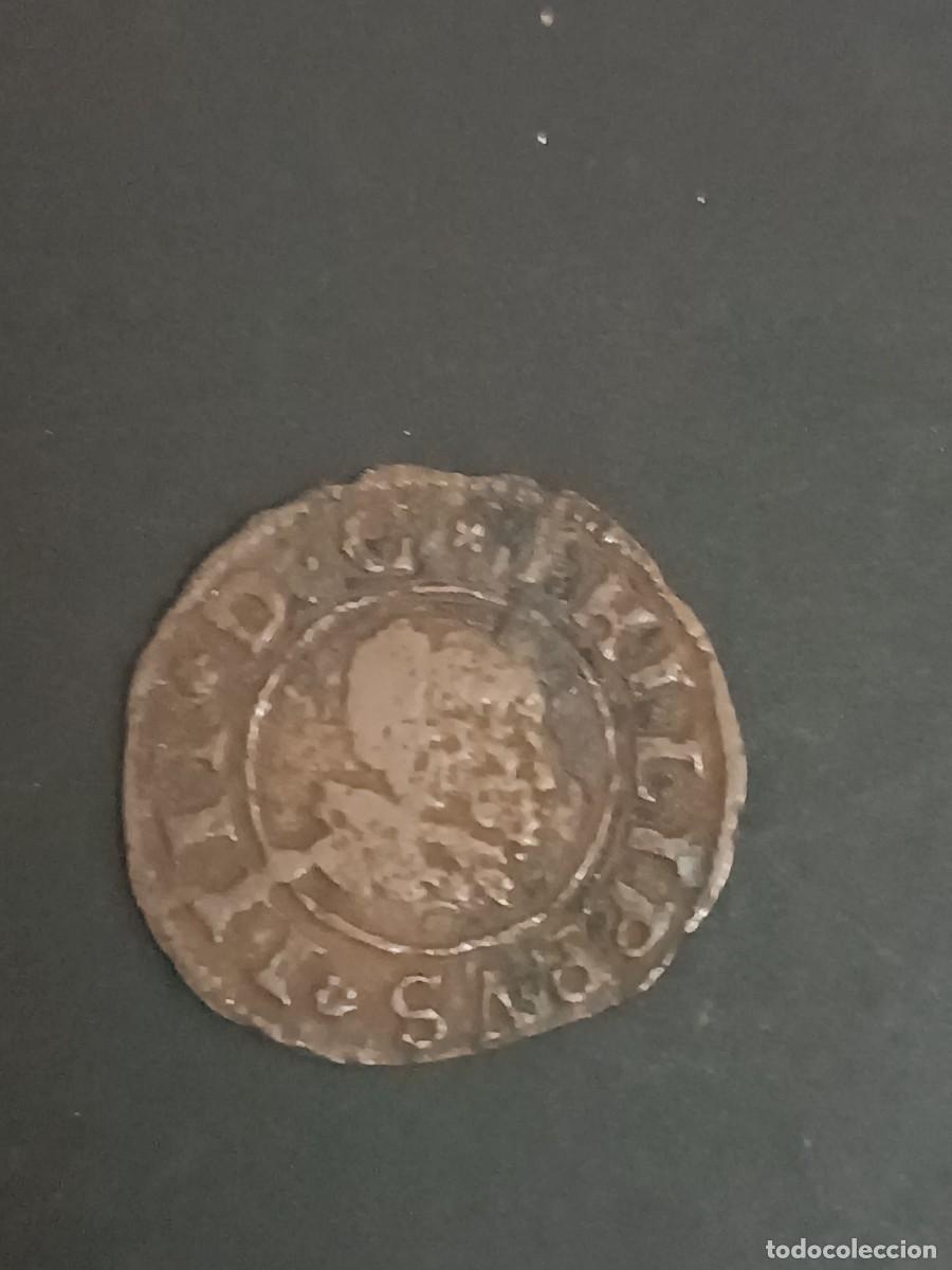 Monedas de Espa&ntilde;a: Lote 10- Moneda antigua 8 Maraved&iacute;s Felipe IV (1661-1664) - Cobre/Vell&oacute;n