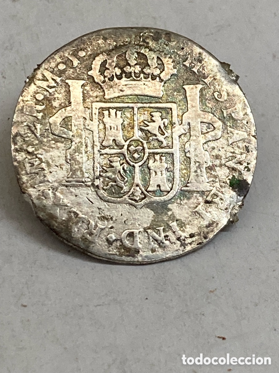 Monedas de Espa&ntilde;a: Moneda de plata 2 reales 1778 - Foto 1