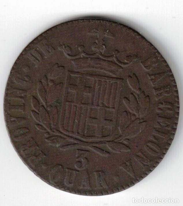 Monedas de Espa&ntilde;a: ESPA&Ntilde;A MONEDA - 3 CUARTOS FERNANDO VII 1823 BARCELONA