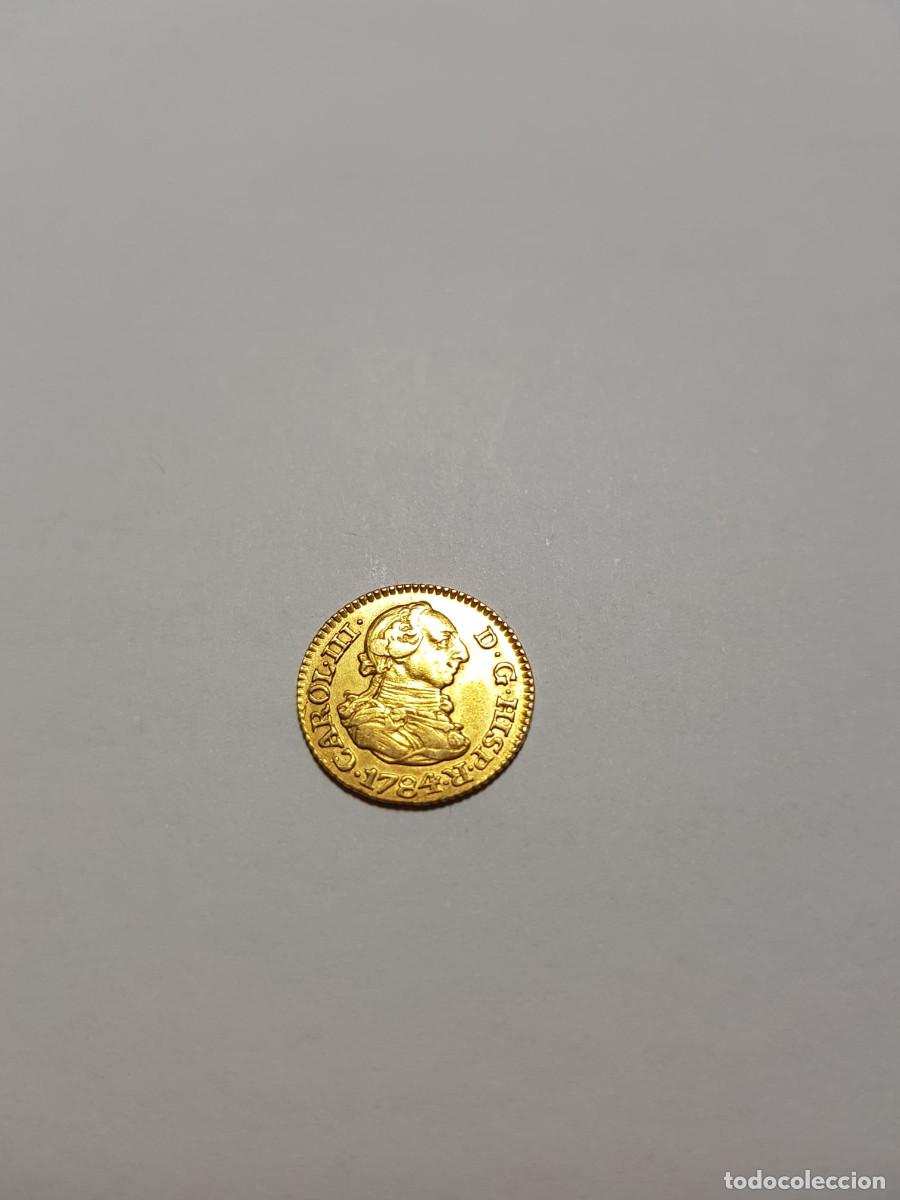 Monedas de Espa&ntilde;a: ESPA&Ntilde;A-CARLOS III-1/2 ESCUDO-1784-MADRID-JD