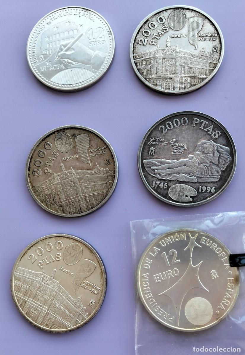 Monedas de Espa&ntilde;a: MONE5 MONEDAS DE PLATA CONMEMORATIVAS ESPA&Ntilde;OLAS - Foto 2