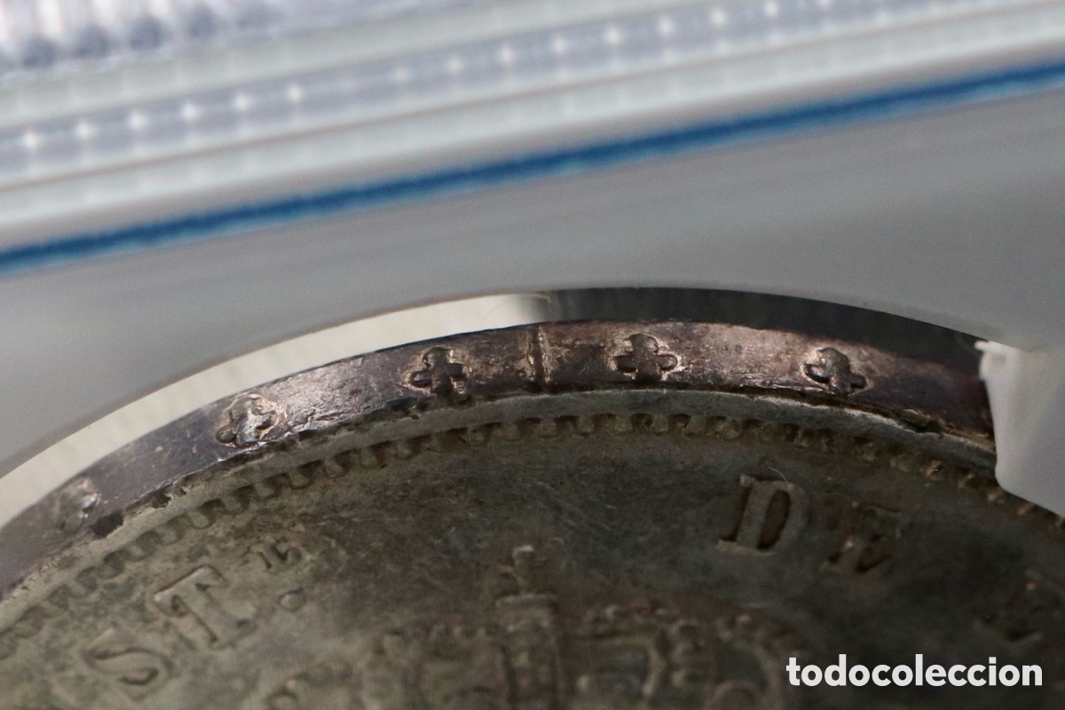 Monedas de Espa&ntilde;a: Alfonso XII, 5 Pesetas de 1877 - Foto 4