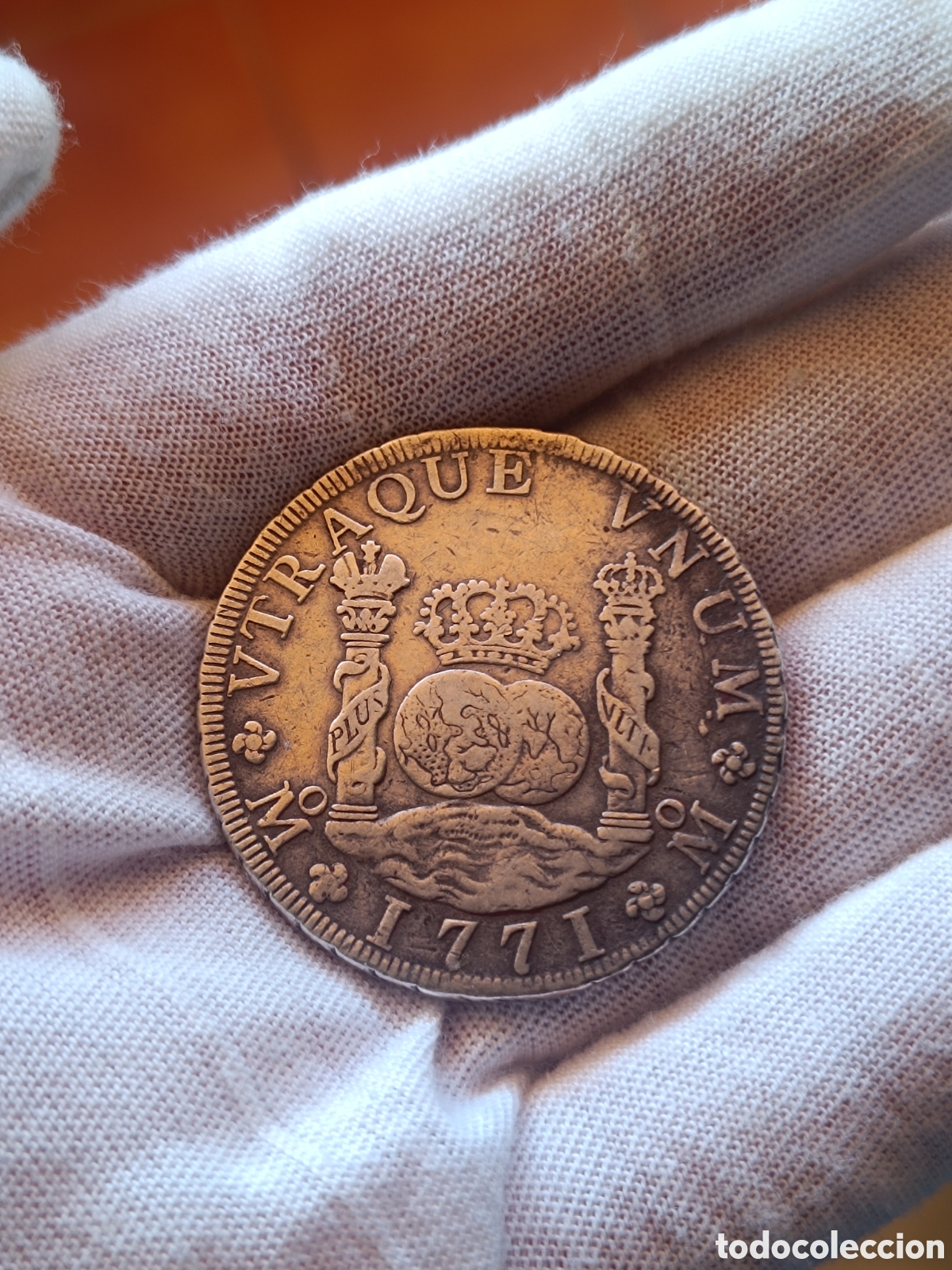 Monedas de Espa&ntilde;a: Precioso columario 8 reales 1771 Carlos III