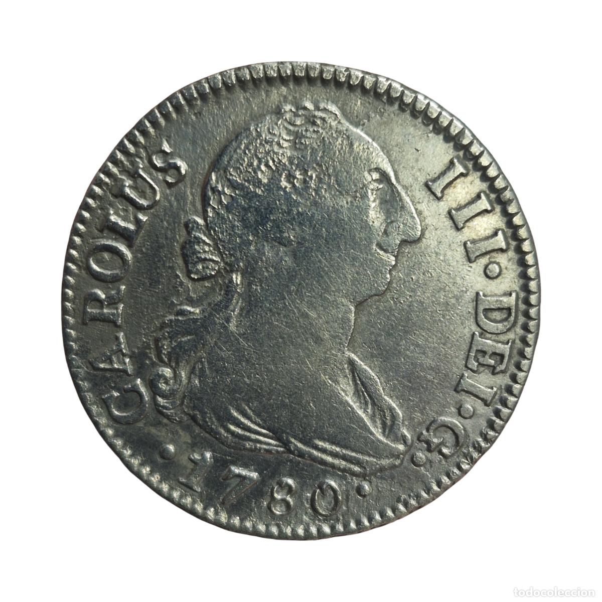 Monedas de Espa&ntilde;a: NT/ CARLOS III 2 REALES 1780 SEVILLA (E1574)