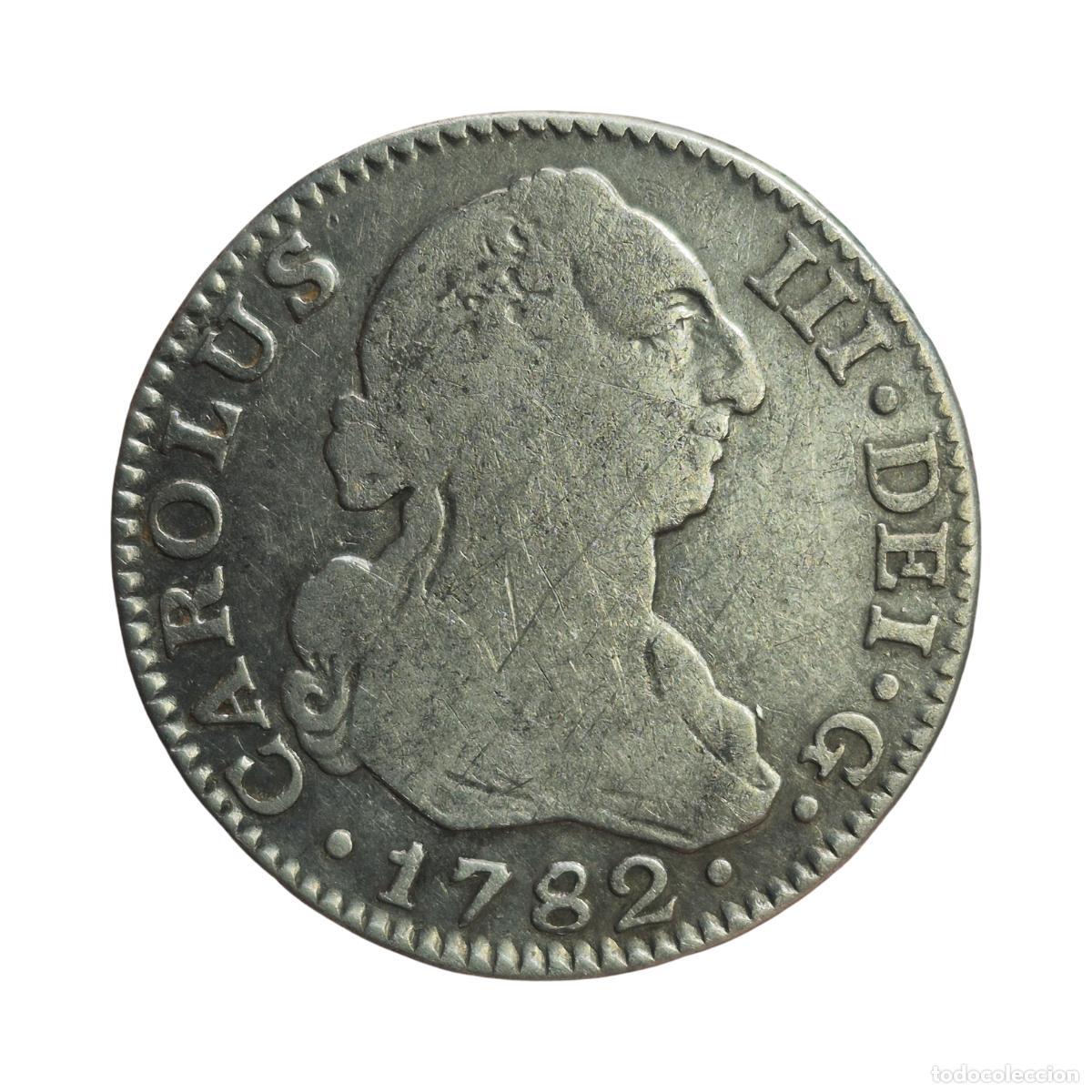 Monedas de Espa&ntilde;a: NT/ CARLOS III 2 REALES 1782 MADRID (E1575)