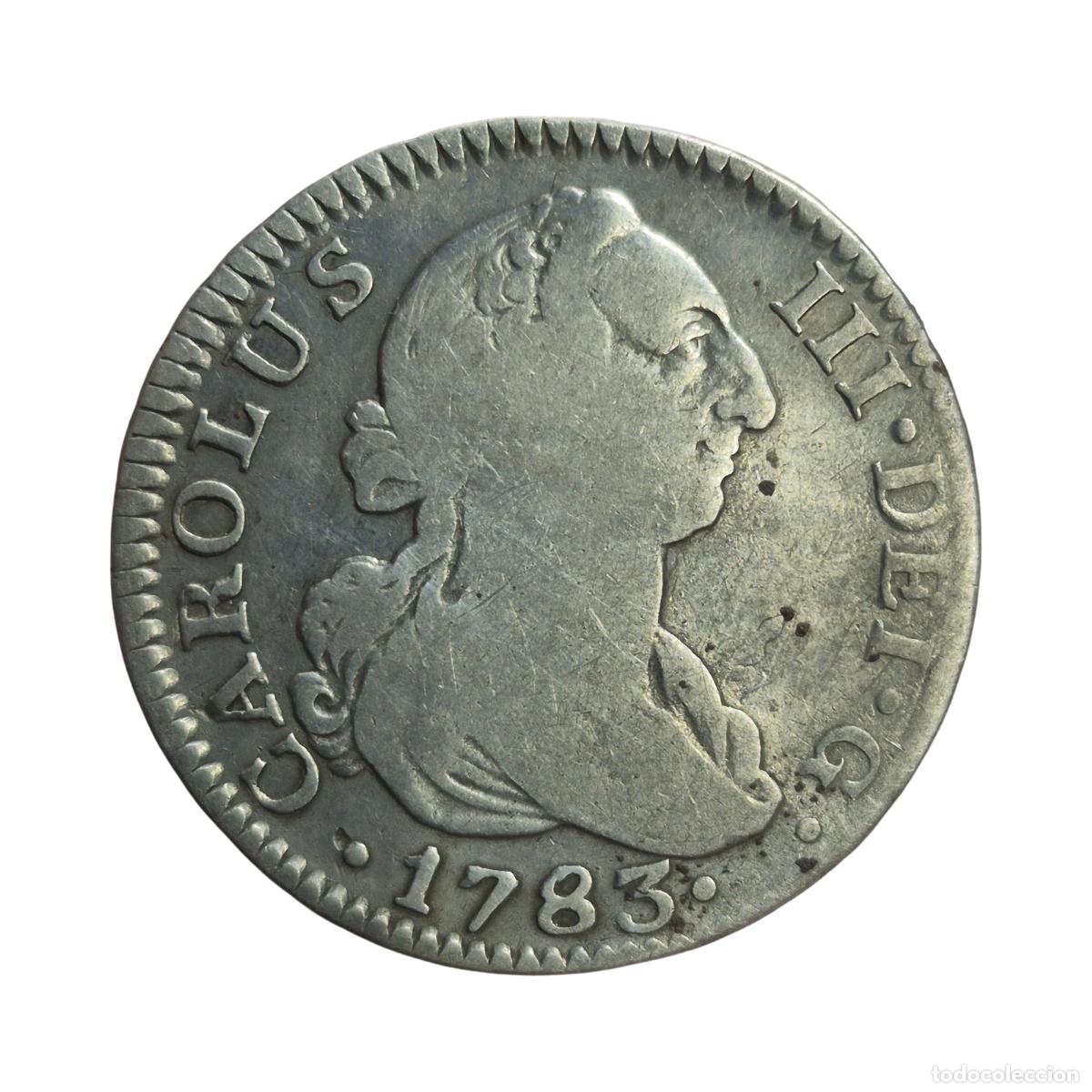 Monedas de Espa&ntilde;a: NT/ CARLOS III 2 REALES 1783 MADRID (E1576)