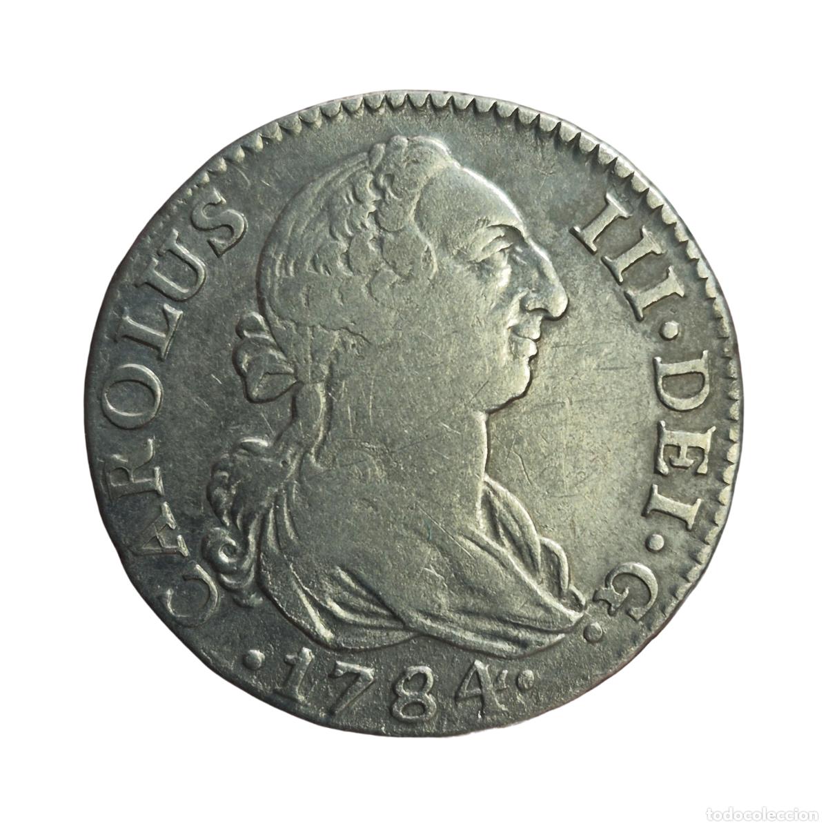 Monedas de Espa&ntilde;a: NT/ CARLOS III 2 REALES 1784 MADRID (E1577)