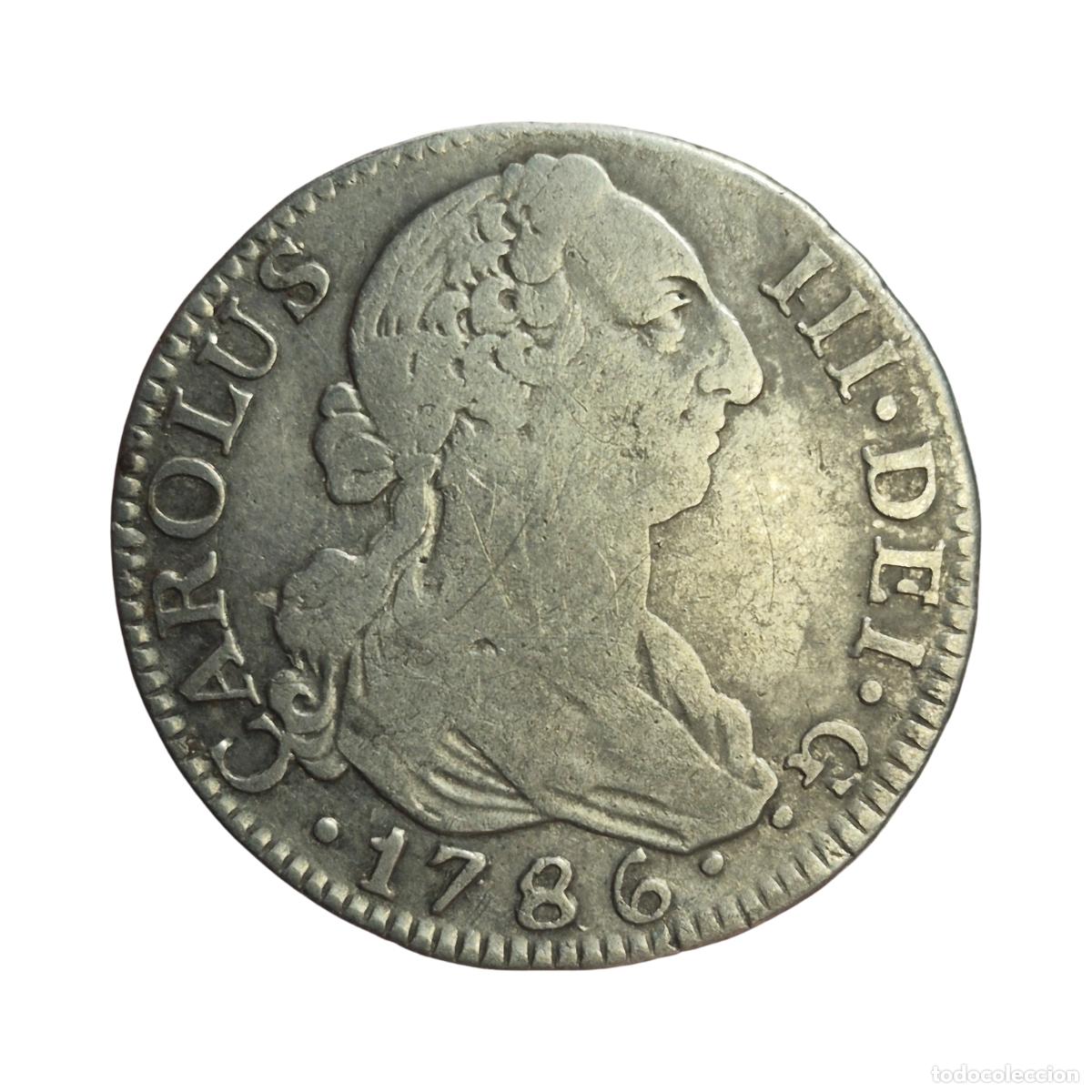 Monedas de Espa&ntilde;a: NT/ CARLOS III 2 REALES 1786 MADRID (E1578)