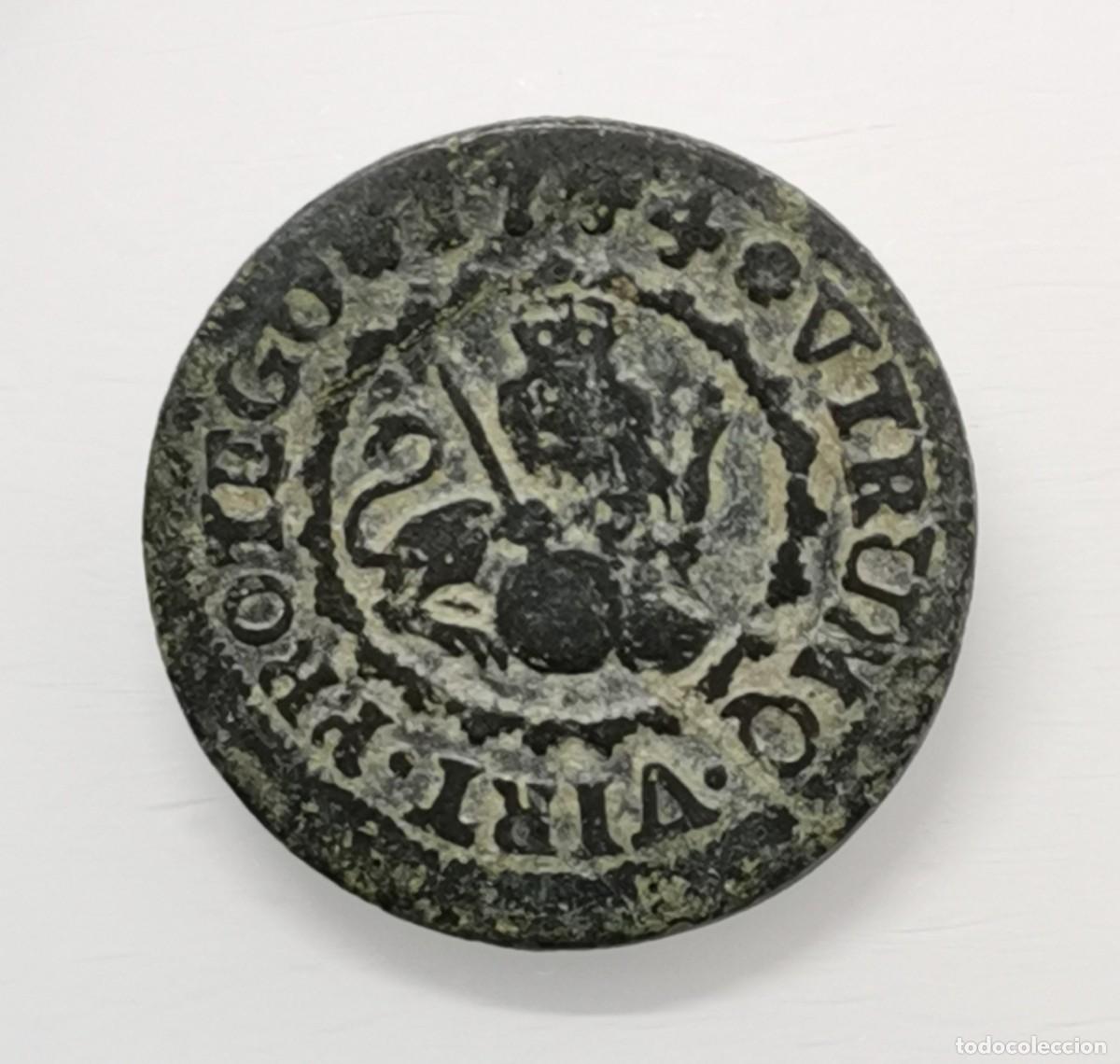 Monedas de Espa&ntilde;a: Felipe V - 2 Maraved&iacute;s 1744 Segovia. - Foto 1