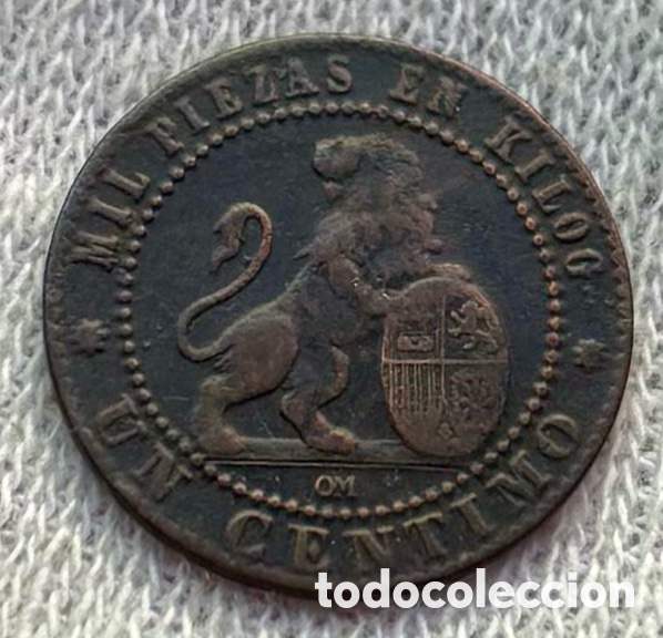 Monedas de Espa&ntilde;a: Moneda 1 C&eacute;ntimo 1870 Gobierno Provisonal. Espa&ntilde;a