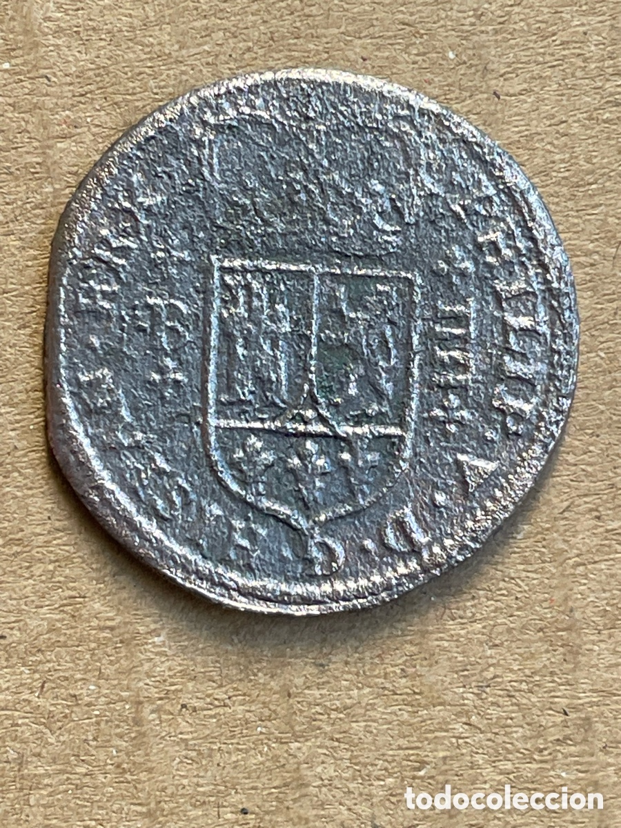 Monedas de Espa&ntilde;a: Moneda Felipe V 1720 / 4 Maraved&iacute;s - Foto 2