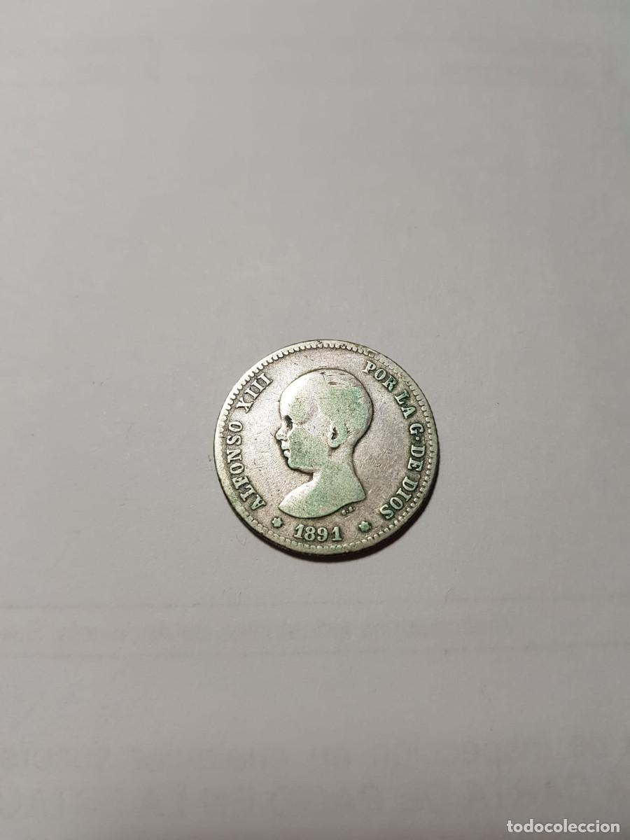 Monedas de Espa&ntilde;a: ESPA&Ntilde;A-ALFONSO XIII-1 PESETA-1891-PGM
