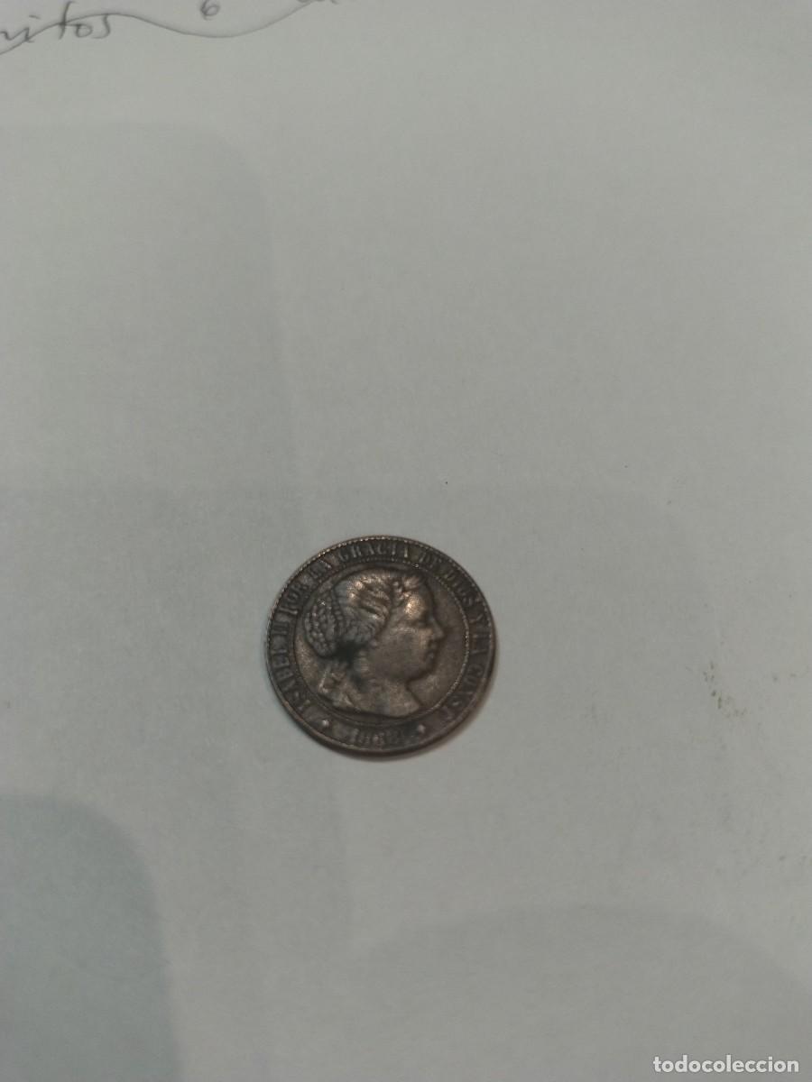 Monedas de Espa&ntilde;a: No19-MEDIO CENTIMO DE ESCUDO ISABEL II 1868