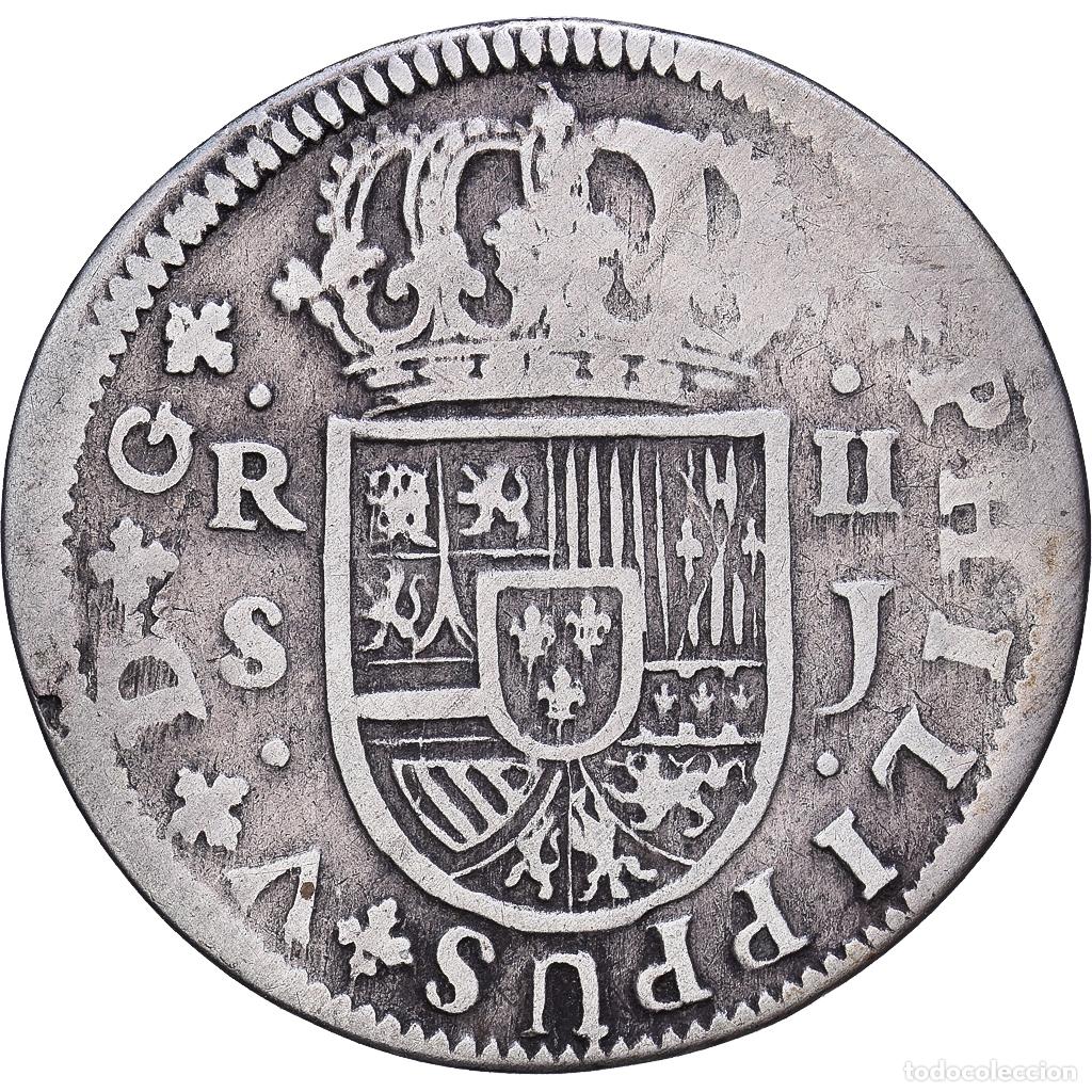 Monedas de Espa&ntilde;a: [#1203549] Espa&ntilde;a, Philip V, 2 Reales, 1721, Seville, Plata, BC+, KM:307