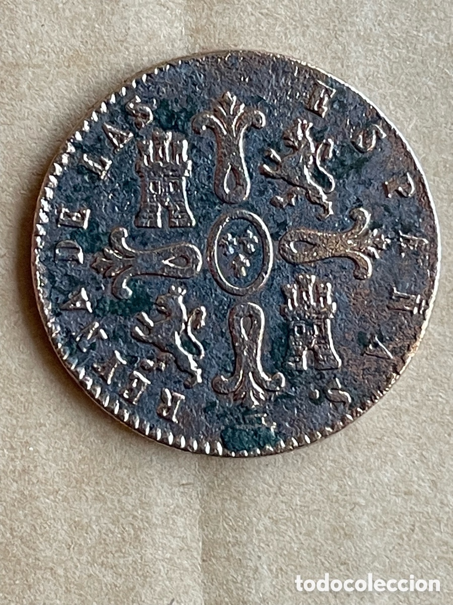 Monedas de Espa&ntilde;a: Moneda Isabel II a&ntilde;o 1841 / 8 Maraved&iacute;s - Foto 2