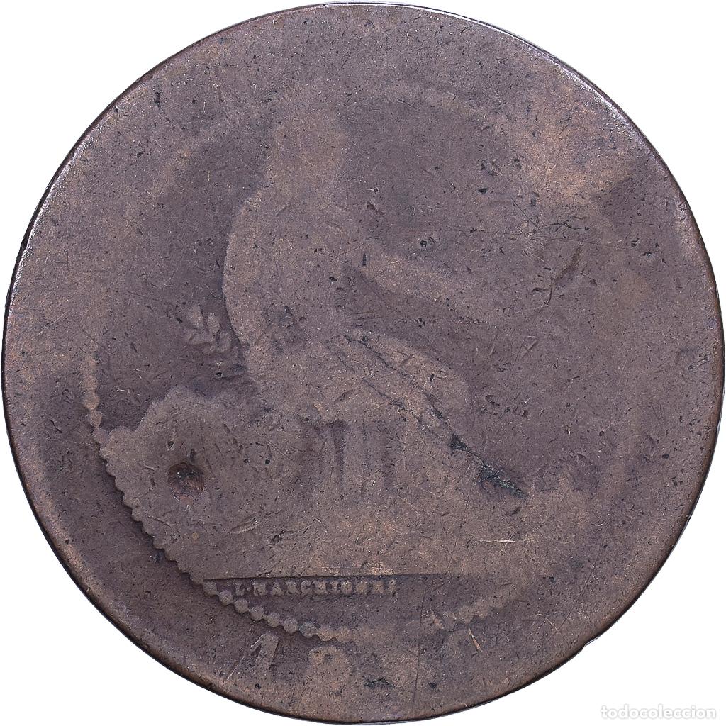 Monedas de Espa&ntilde;a: [#1530877] Espa&ntilde;a, Provisional Government, 5 Centimos, 1870, Madrid, Cobre, BC, KM:662