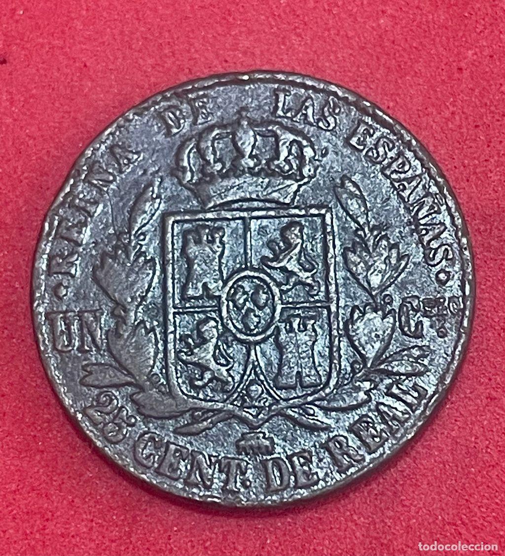 Monedas de Espa&ntilde;a: 25 CENTIMOS DE ISABEL II. A&Ntilde;O 1862 - Foto 2