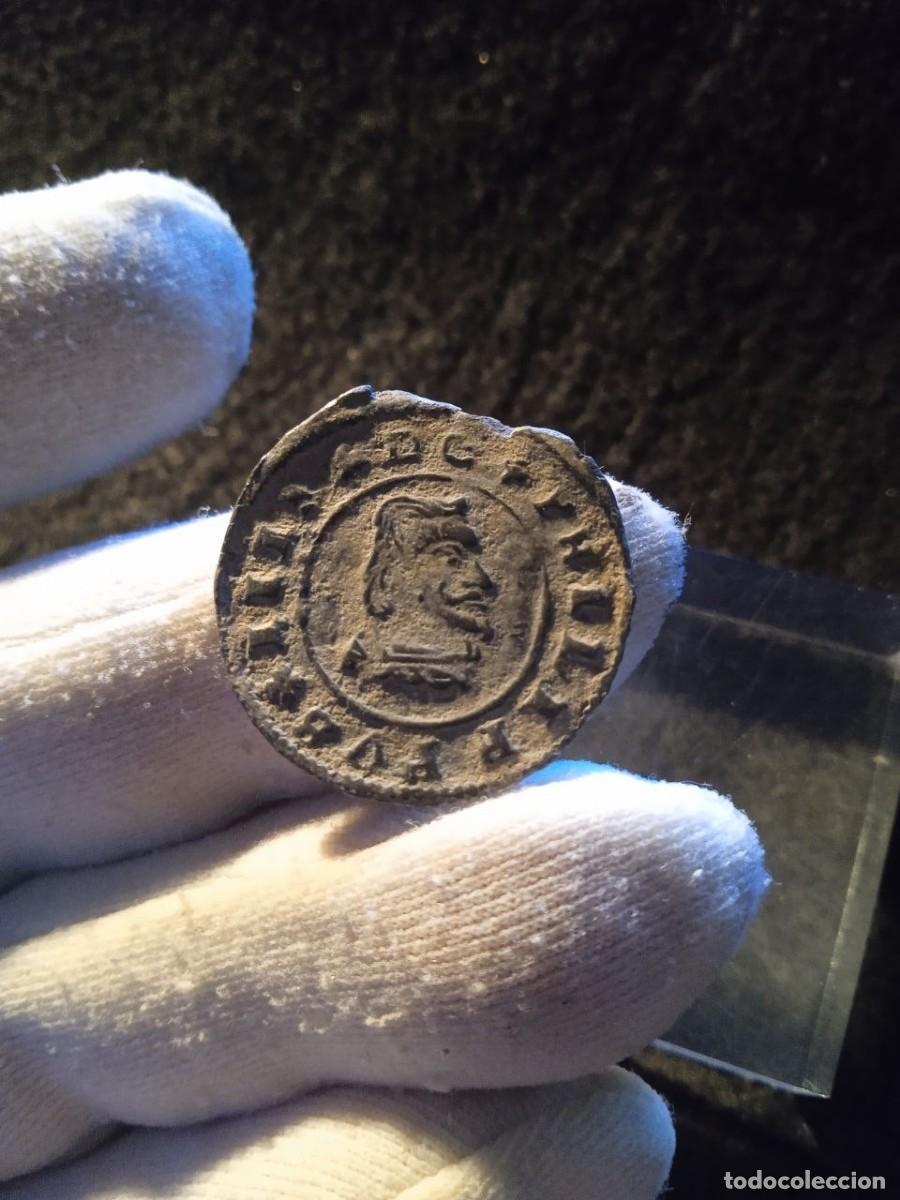 Monedas de Espa&ntilde;a: Bonitos 16 maravedis de Felipe IV , CECA Granada ,FECHA 1663 - Foto 3