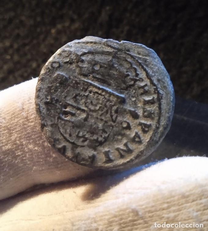 Monedas de Espa&ntilde;a: Bonitos 16 maravedis de Felipe IV , CECA Granada ,FECHA 1663 - Foto 4